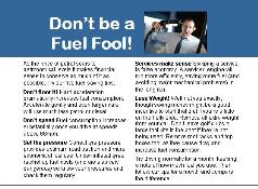 Don't be a Fuel Fool