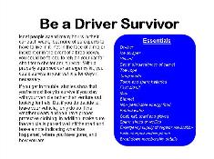 Be a Driver Survivor